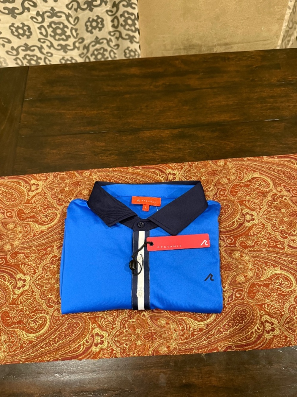 Redvanly Men’s Large Marine Monroe Performance Polo MSRP $110